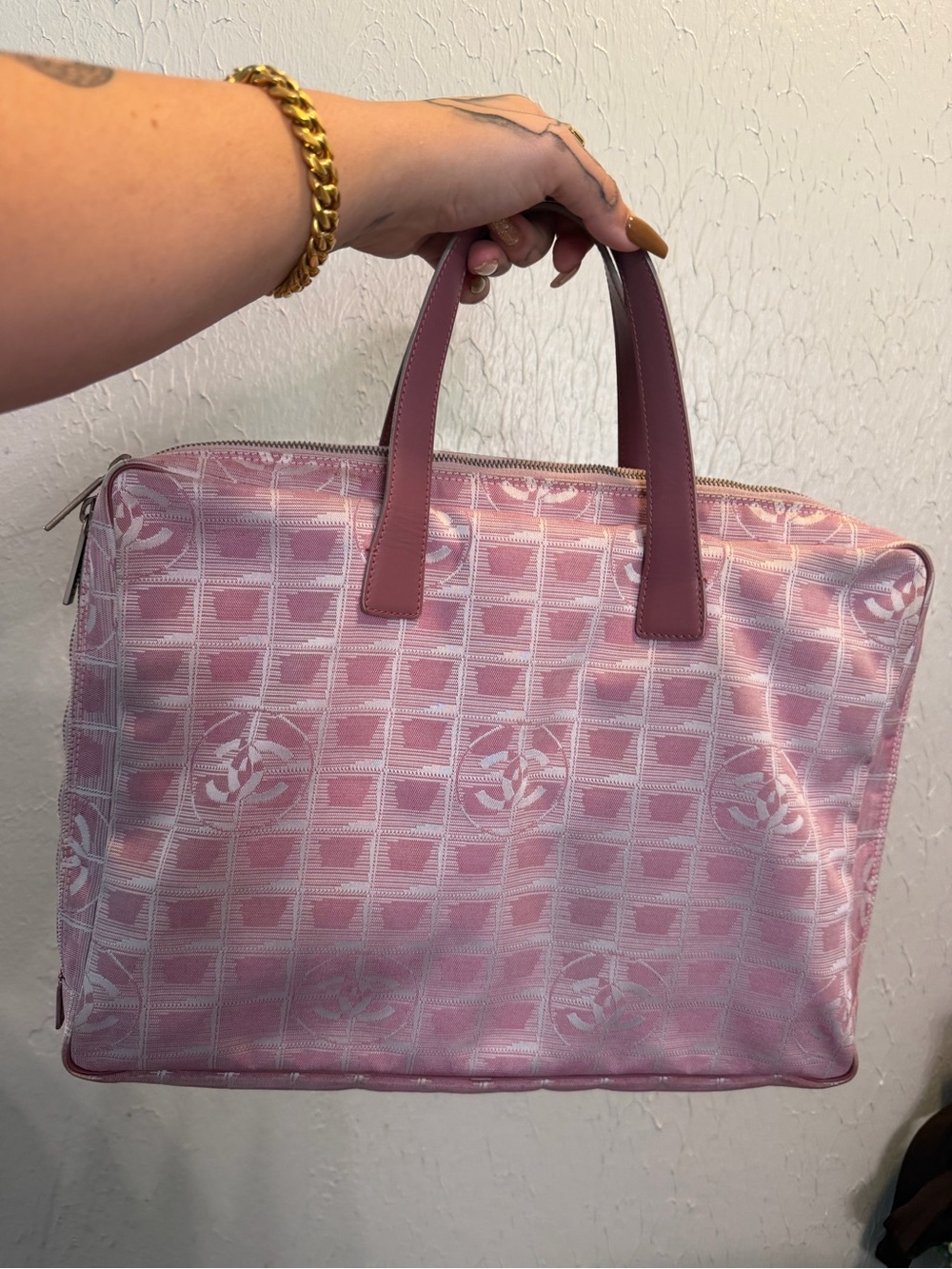 Chanel travel line tote